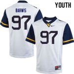 Youth West Virginia Mountaineers NCAA #97 Connor Barwis White Authentic Nike Stitched College Football Jersey WS15W50BD